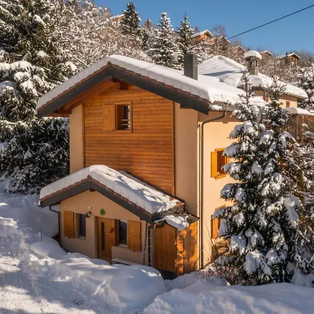 シャレー Chalet Le Chamois Vert By Interhome *